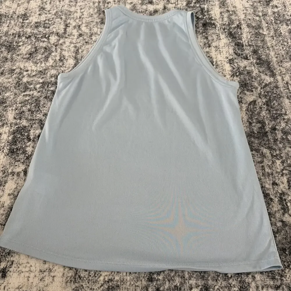 Nike Women's Dri-FIT Training Tank Top‎ Celestine Blue Size S Small DX0701-442